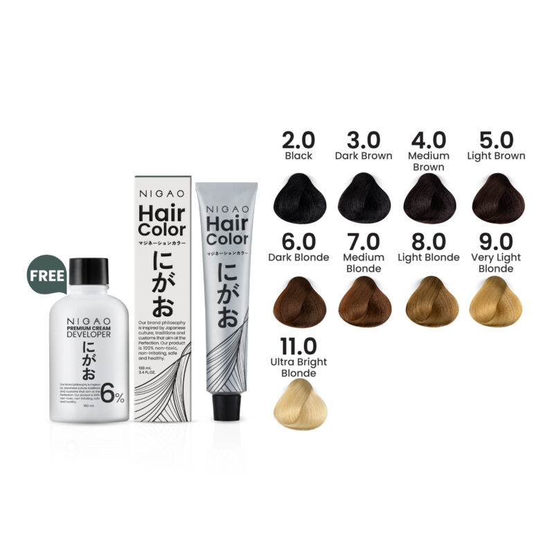 NIGAO Hair Color Natural - รวมโทนสีธรรมชาติ