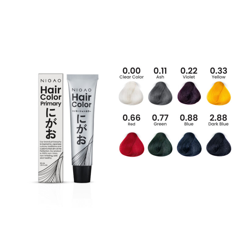 NIGAO Hair Color Primary - รวมโทนสีแม่สี