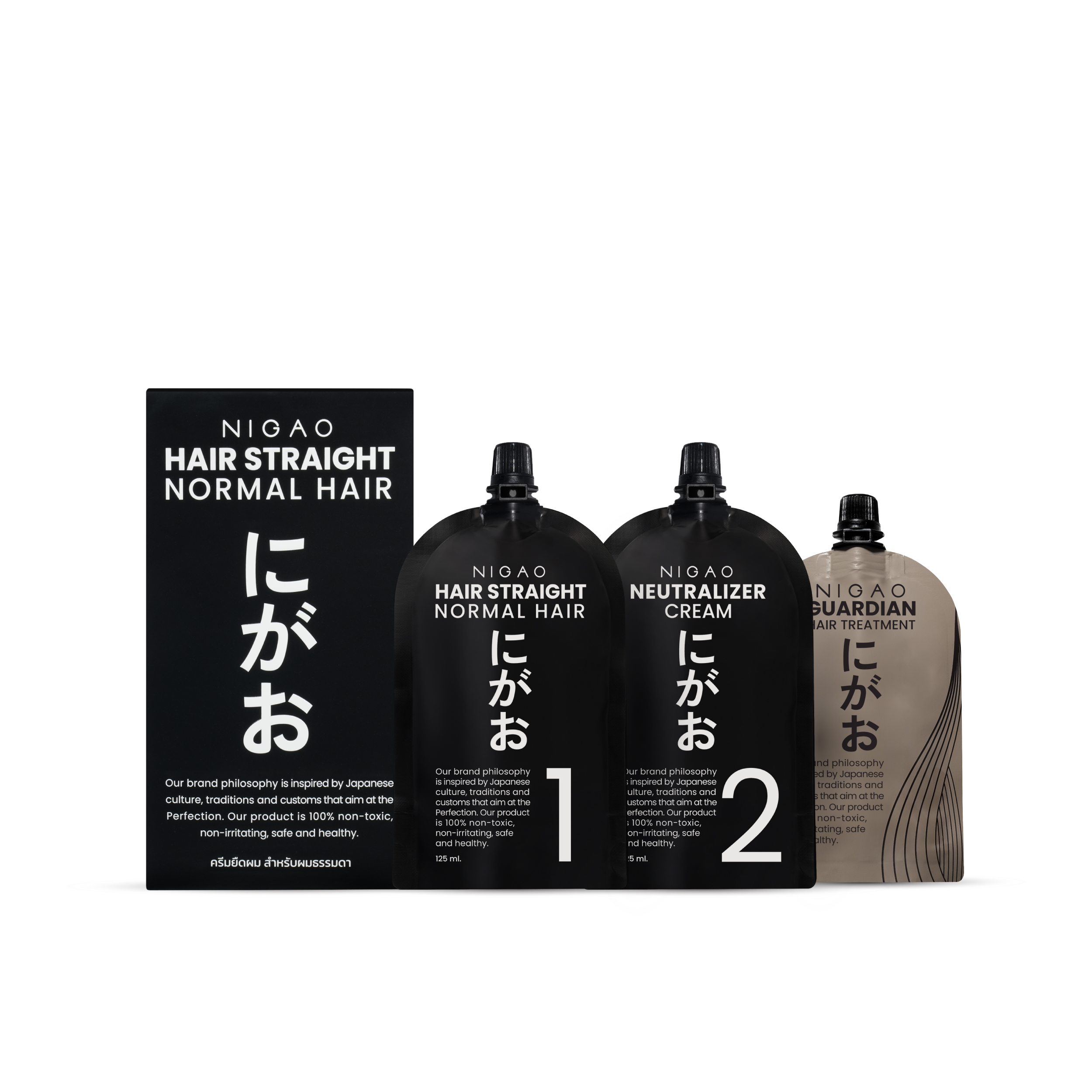 นิกาโอะ ครีมยืดผม สำหรับผมธรรมดา