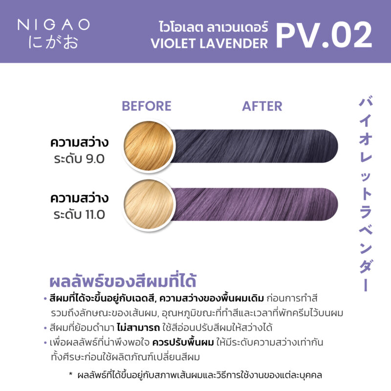 NIGAO Hair Color Pastel - รวมโทนสีพาสเทล - Image 15