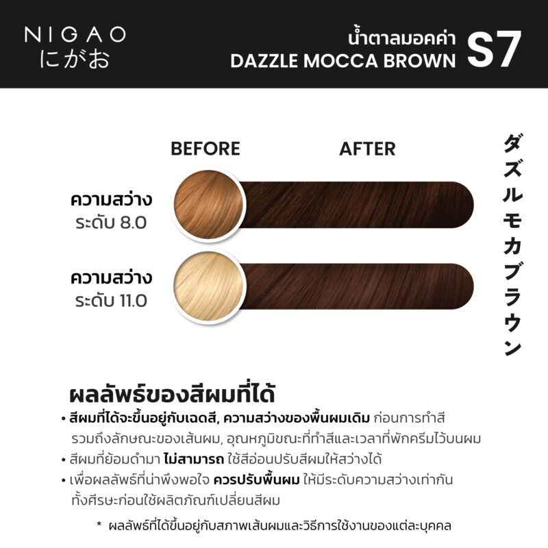 NIGAO Hair Color Grey Coverage - รวมโทนสีแฟชั่นปิดผมขาว - Image 13