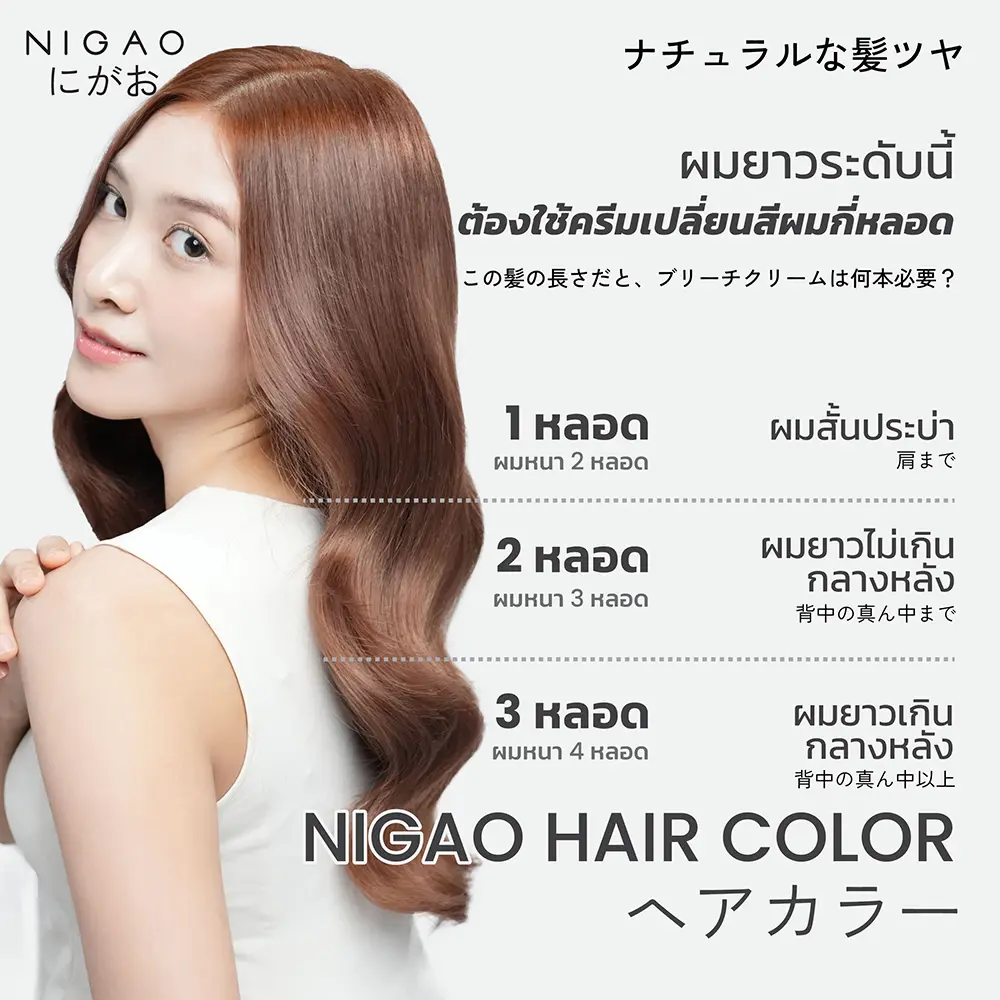 C5 &ndash; นิกาโอะ สีย้อมผม ทองแดง