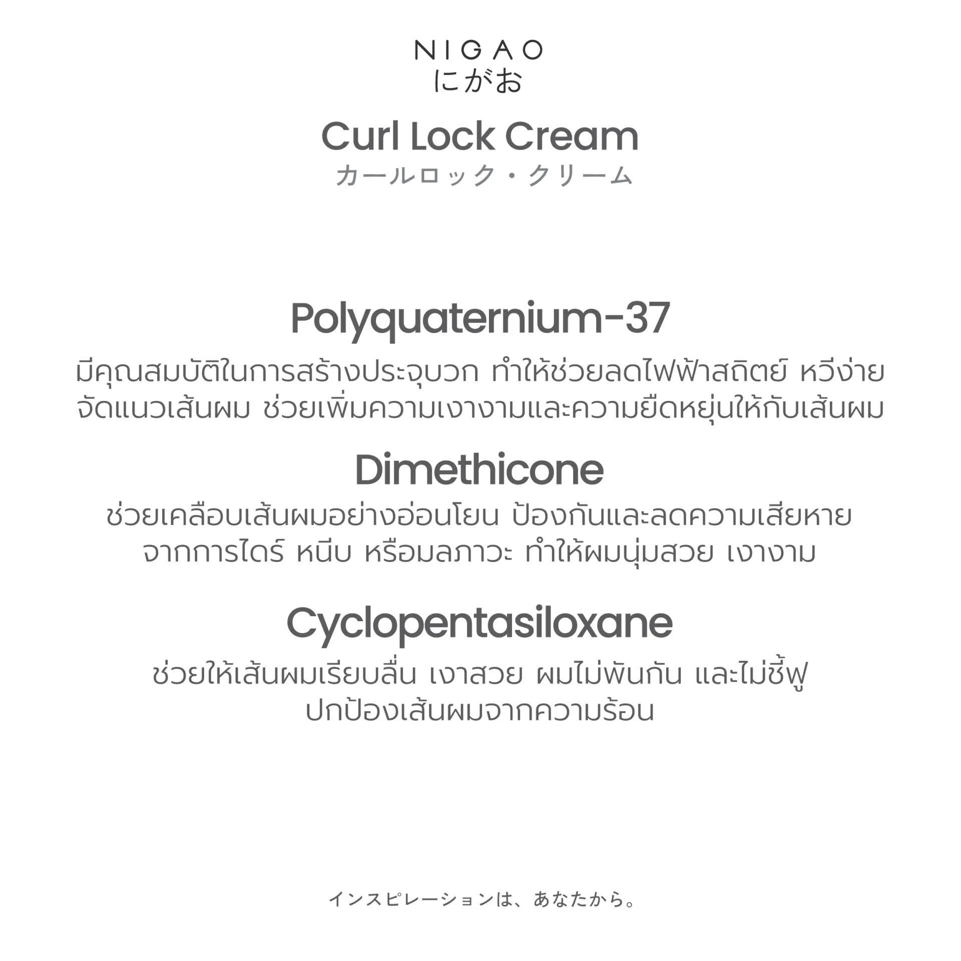 นิกาโอะ เคิร์ล ล็อก ครีม ขนาด 250 มล.