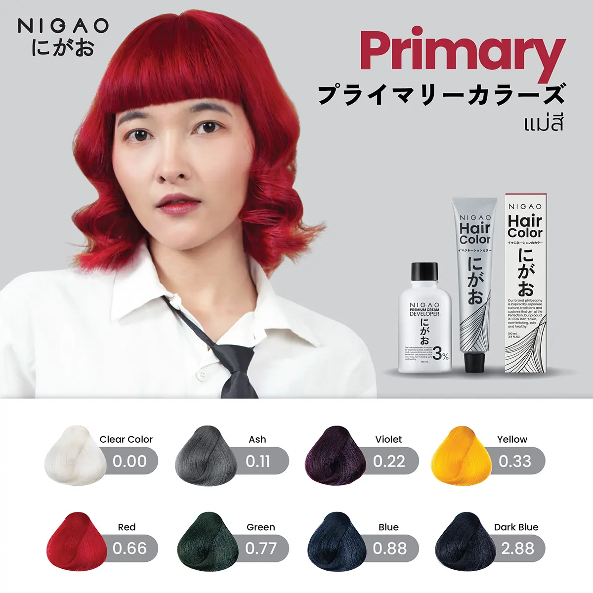 NIGAO Hair Color ครีมเปลี่ยนสีผม 6 โทน