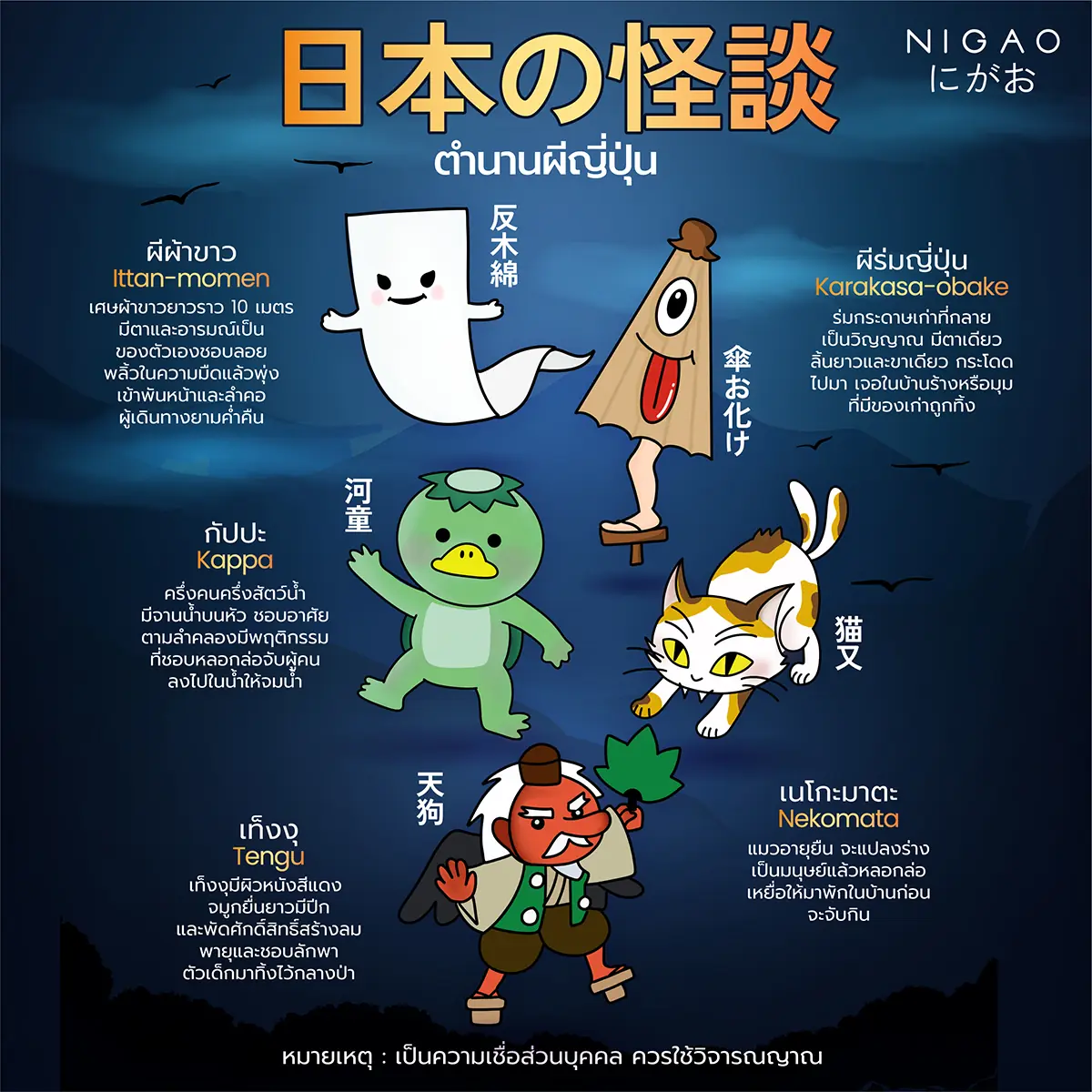 日本の怪談 5 ตำนานผีญี่ปุ่นสุดหลอน รับฮาโลวีนนี้