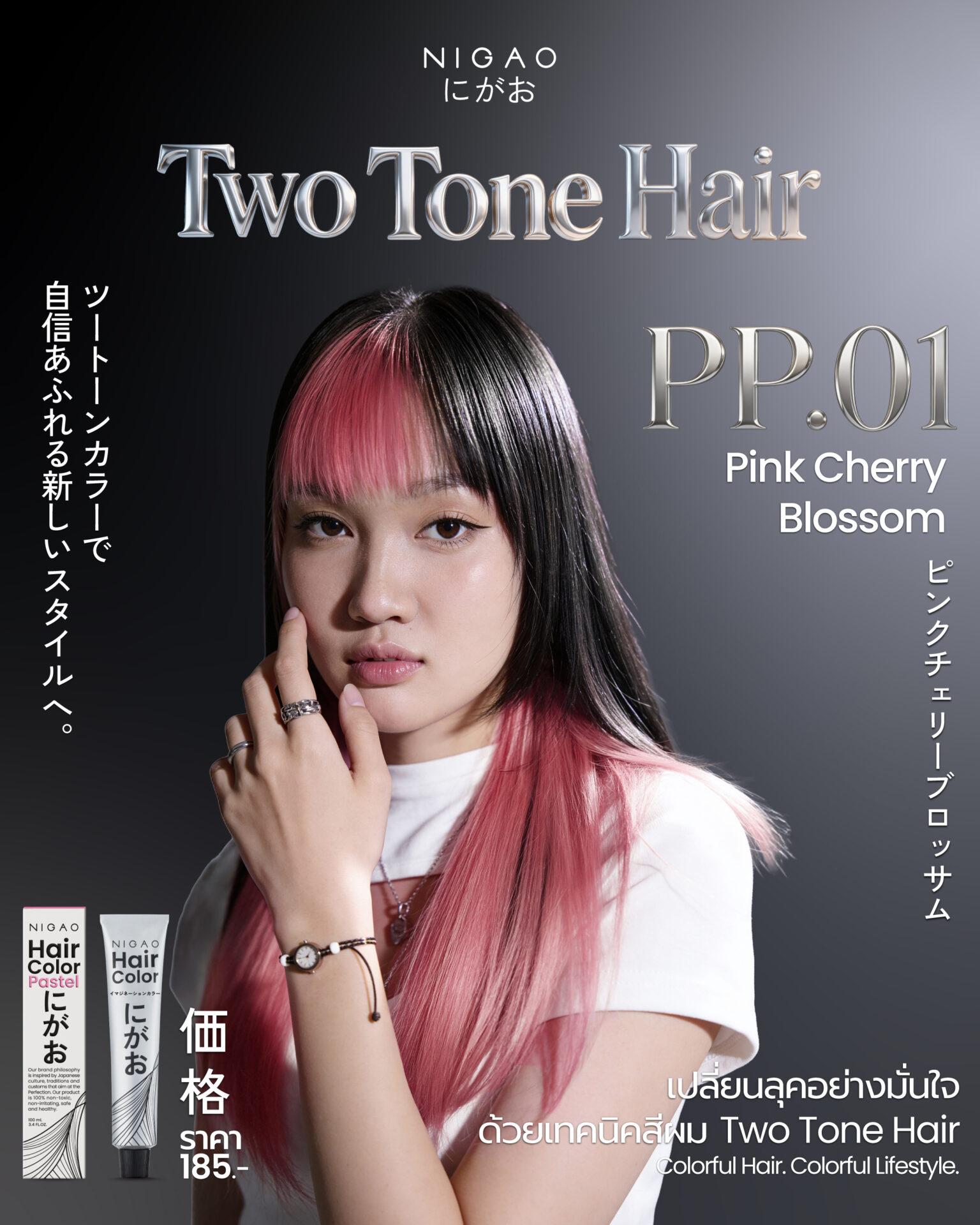 Two-Tone Hair ที่จับคู่โทนสีเข้ากันเพื่อเพิ่มมิติให้ลุค