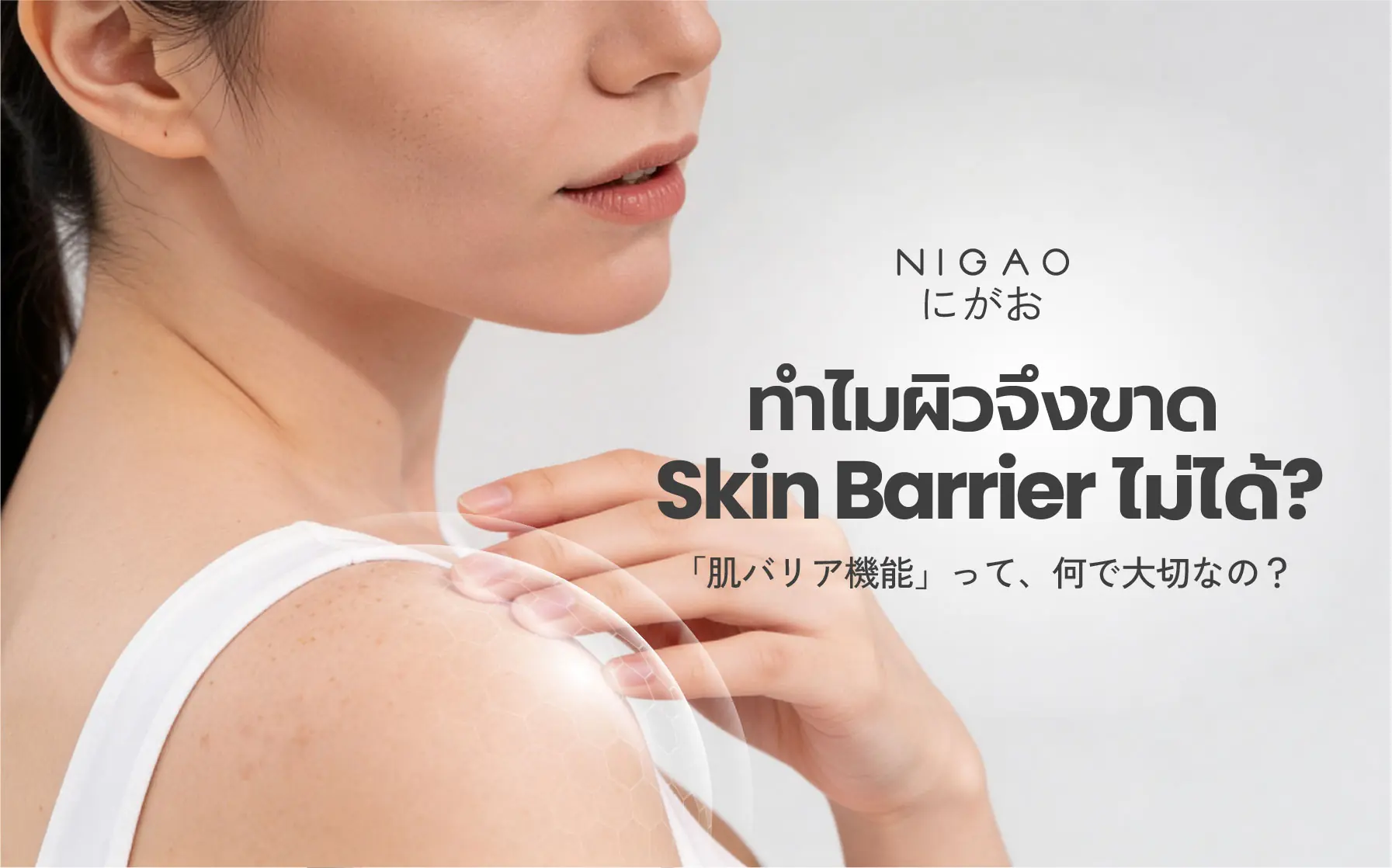 Skin Barrier คืออะไร? วิธีดูแลเกราะป้องกันผิว