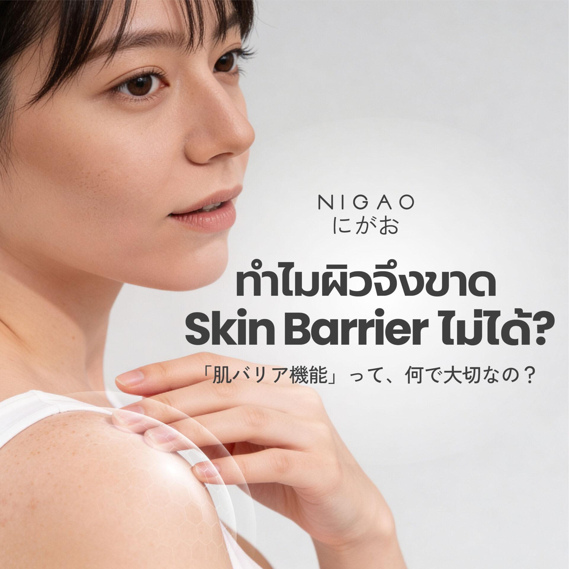 Skin Barrier คืออะไร? วิธีดูแลเกราะป้องกันผิว