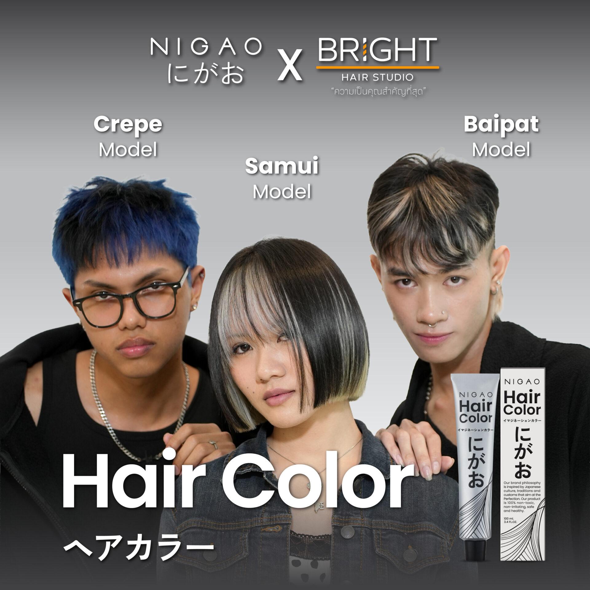 NIGAO x Bright Hair Studio สีผม Two Tone & Inner