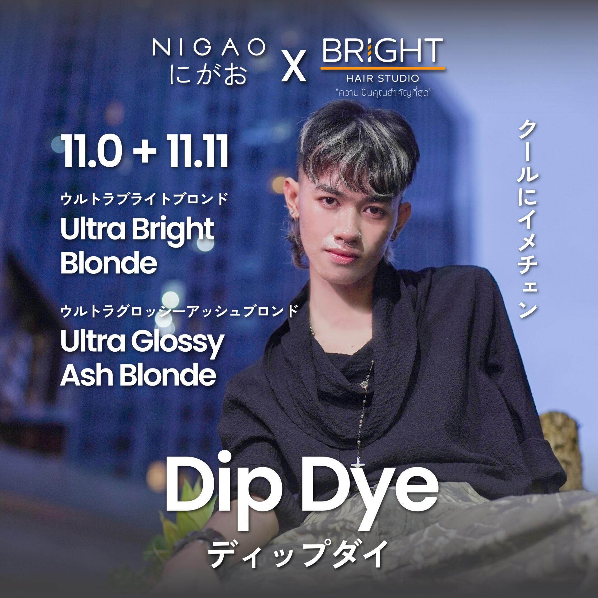 NIGAO x Bright Hair Studio สีผม Two Tone & Inner