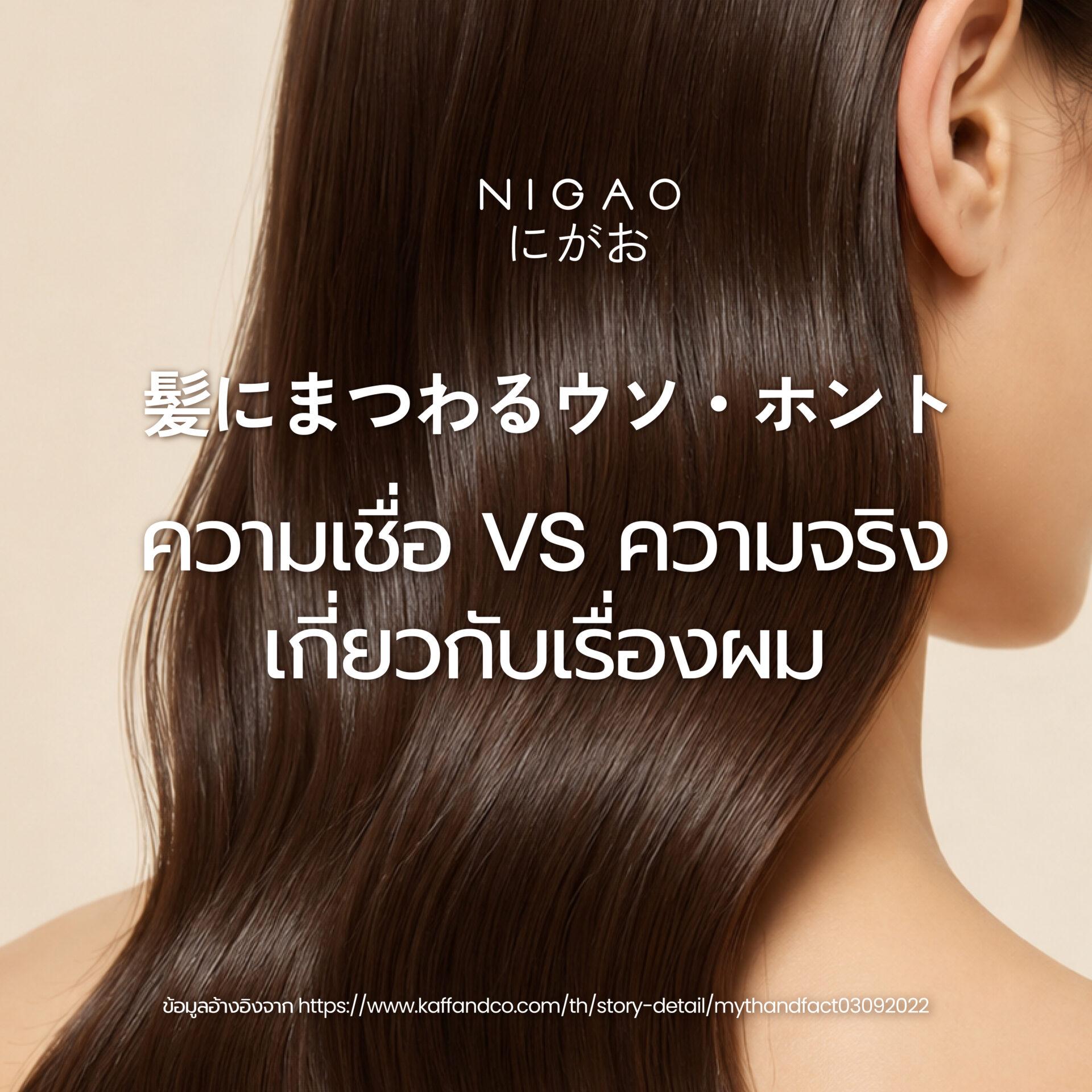 ความเชื่อผิด ๆ เกี่ยวกับการดูแลเส้นผม