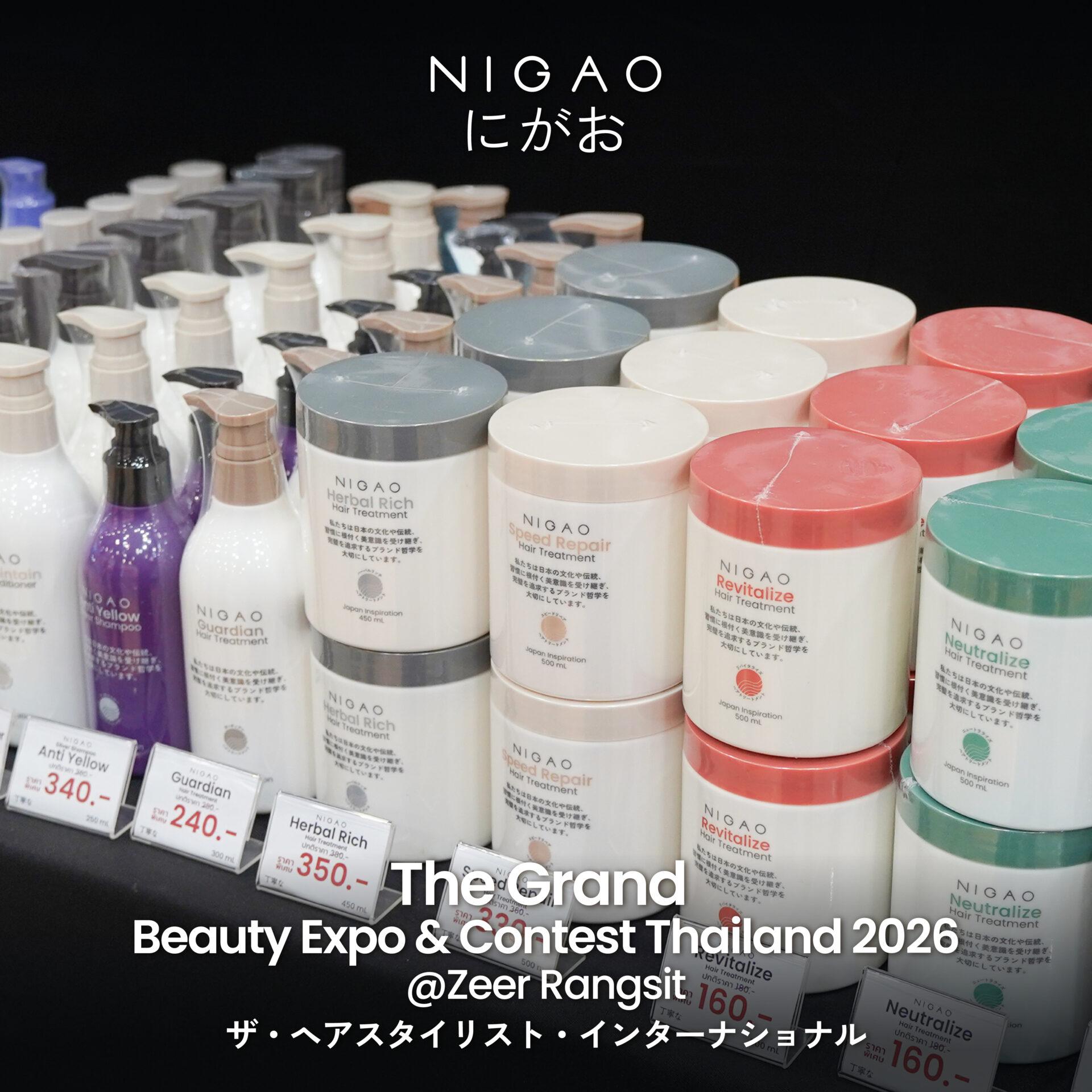 NIGAO ออกบูธ The Grand Beauty Expo 2026