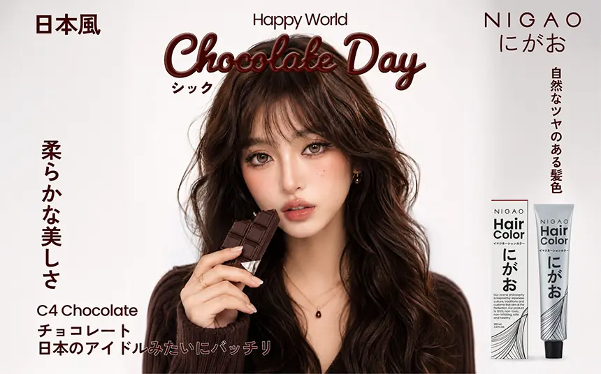 NIGAO C4 Chocolate สีผมรับ World Chocolate Day