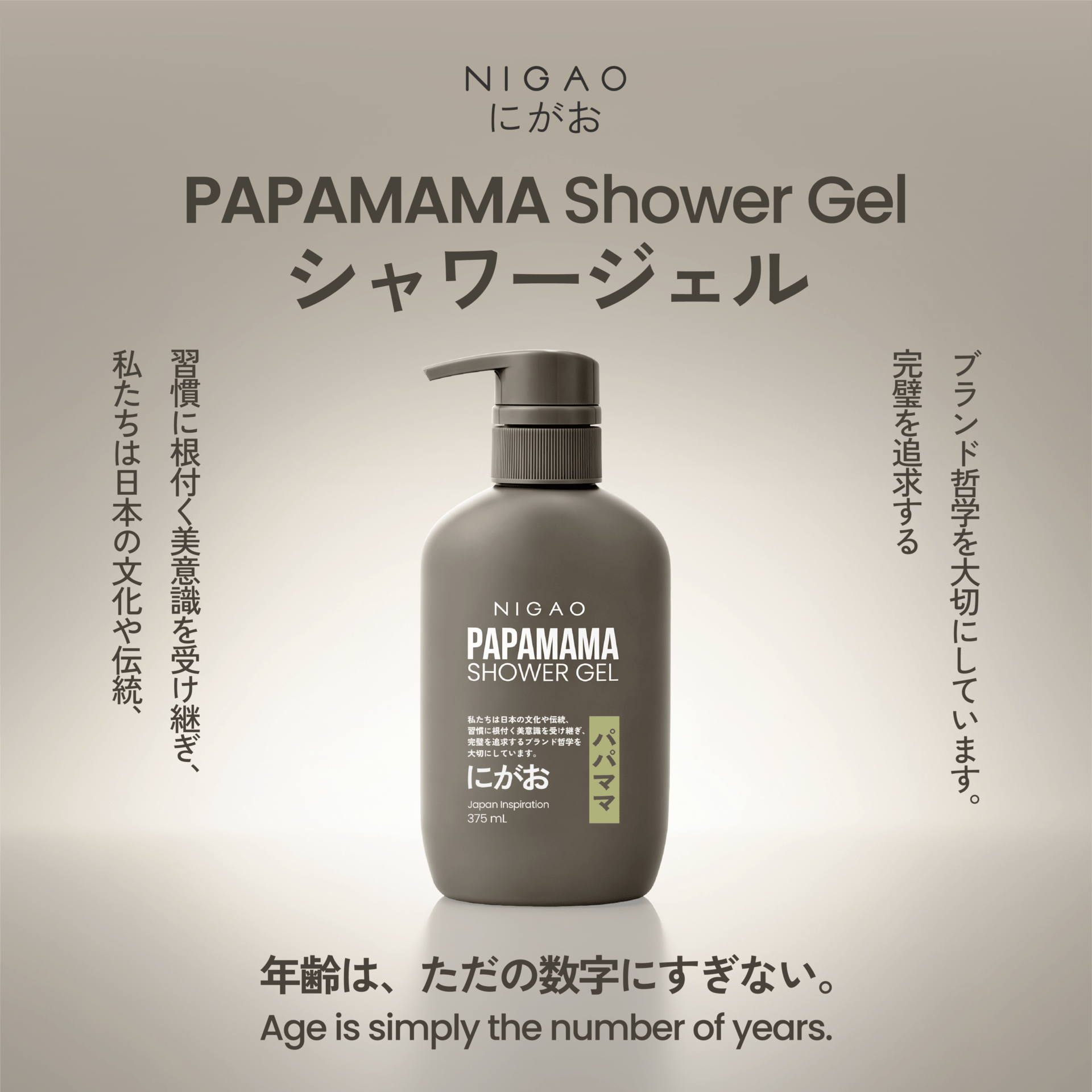 NIGAO PAPAMAMA Shower Gel เจลอาบน้ำอ่อนโยน