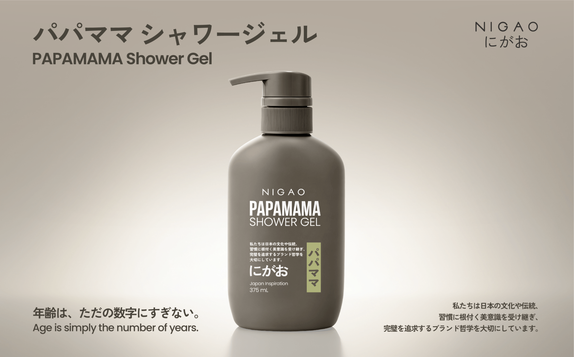 NIGAO PAPAMAMA Shower Gel เจลอาบน้ำอ่อนโยน