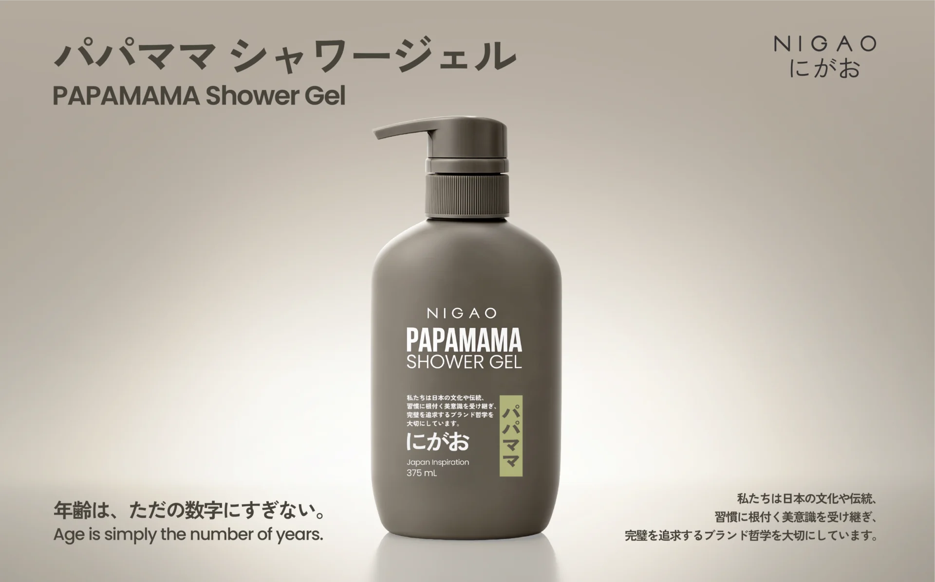 NIGAO PAPAMAMA Shower Gel เจลอาบน้ำอ่อนโยน
