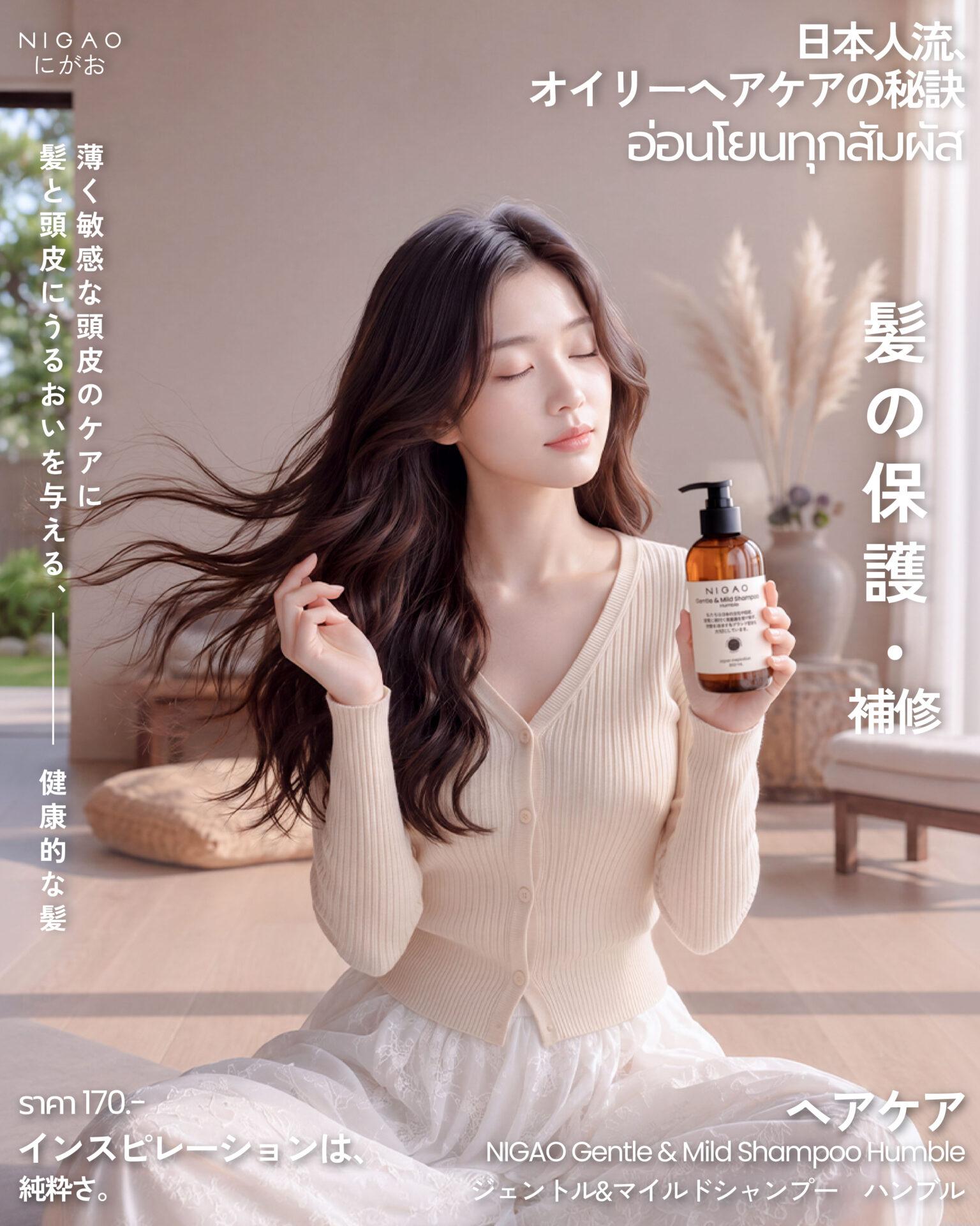 NIGAO Gentle & Mild Shampoo แชมพูอ่อนโยน
