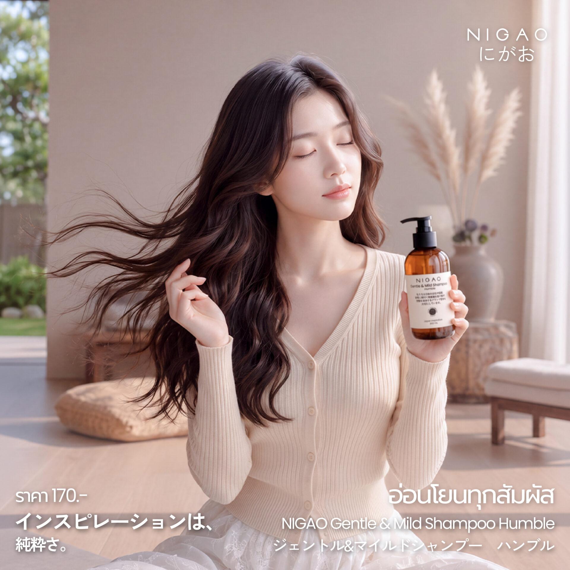 NIGAO Gentle & Mild Shampoo แชมพูอ่อนโยน