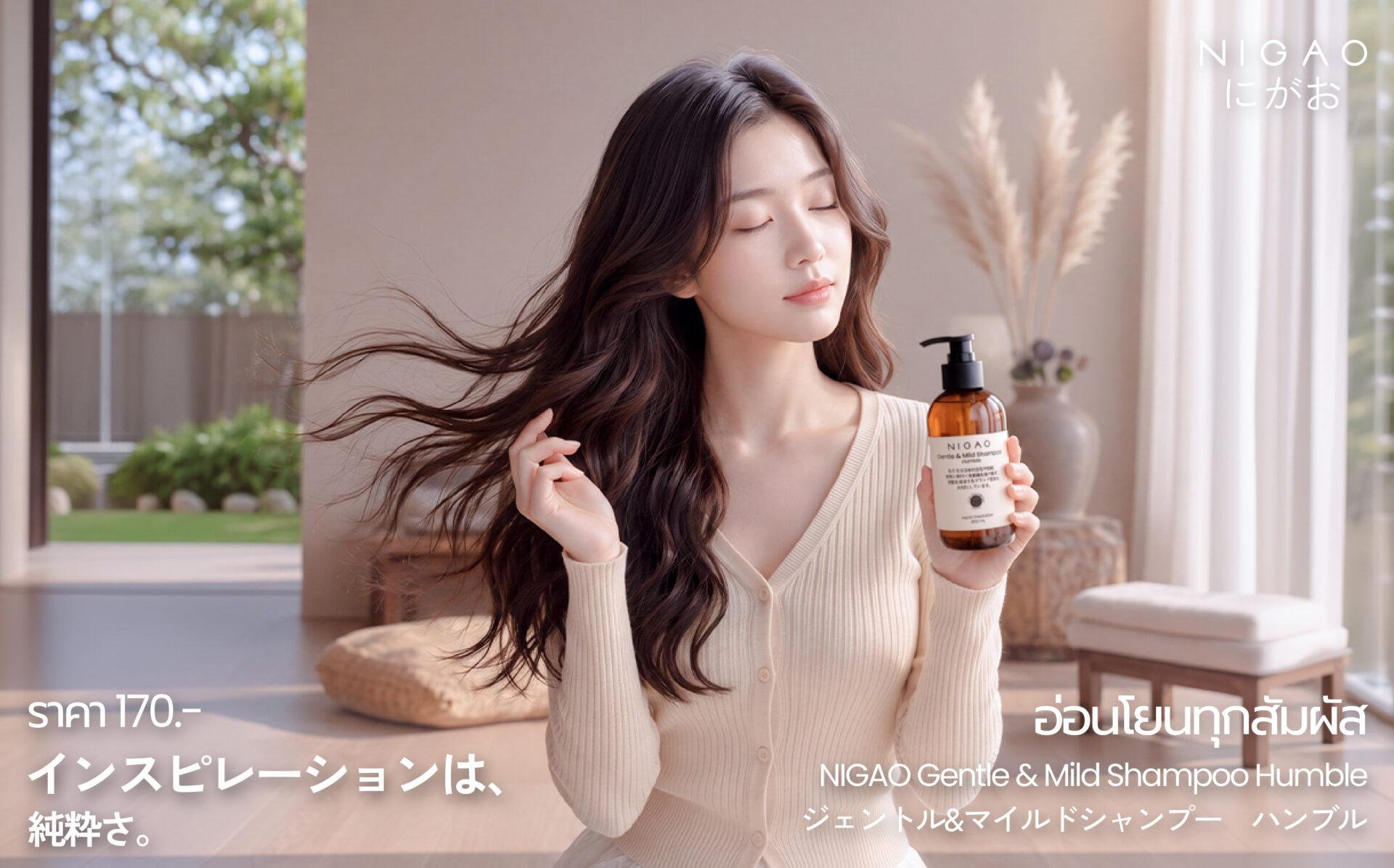 NIGAO Gentle & Mild Shampoo แชมพูอ่อนโยน