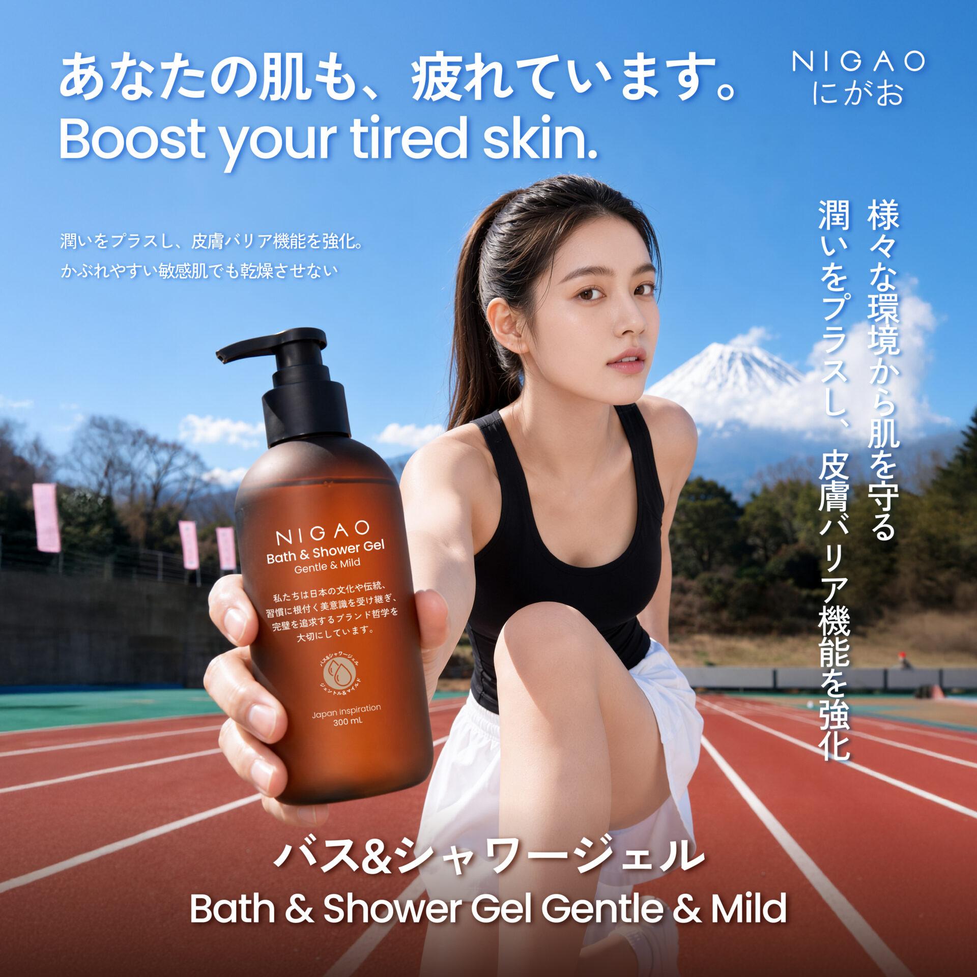 ดูแลผิวหลังออกกำลังกายด้วย NIGAO Bath & Shower Gel