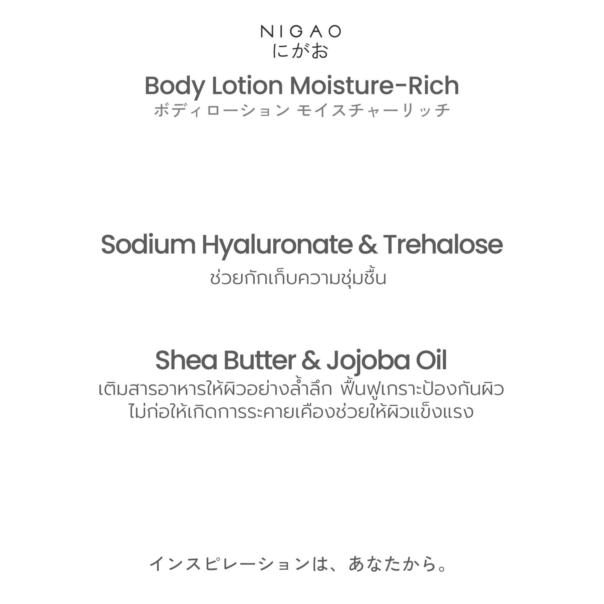 นิกาโอะ บอดี้ โลชั่น 50 mL