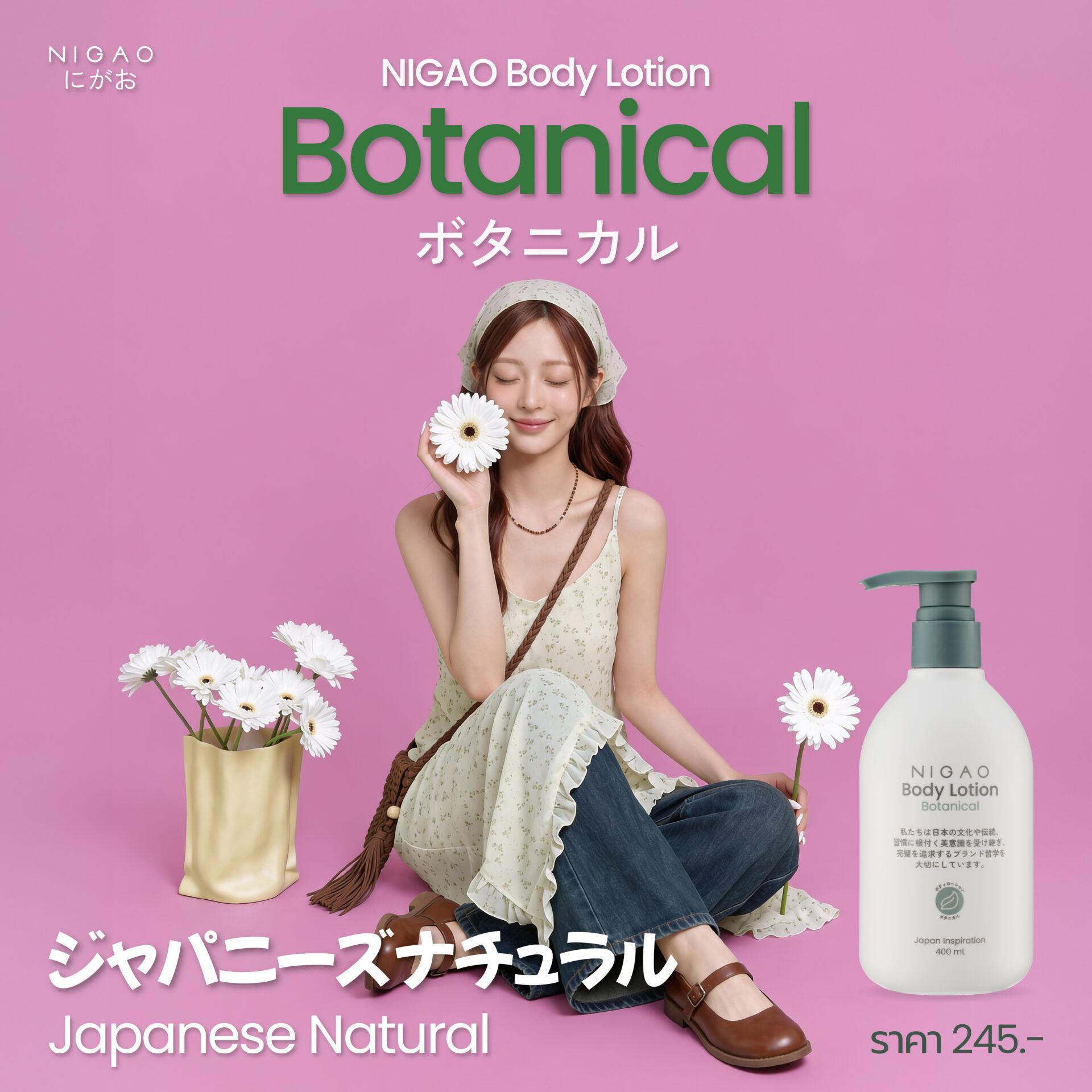 NIGAO Body Lotion 3 กลิ่นหอม Match ทุกสไตล์