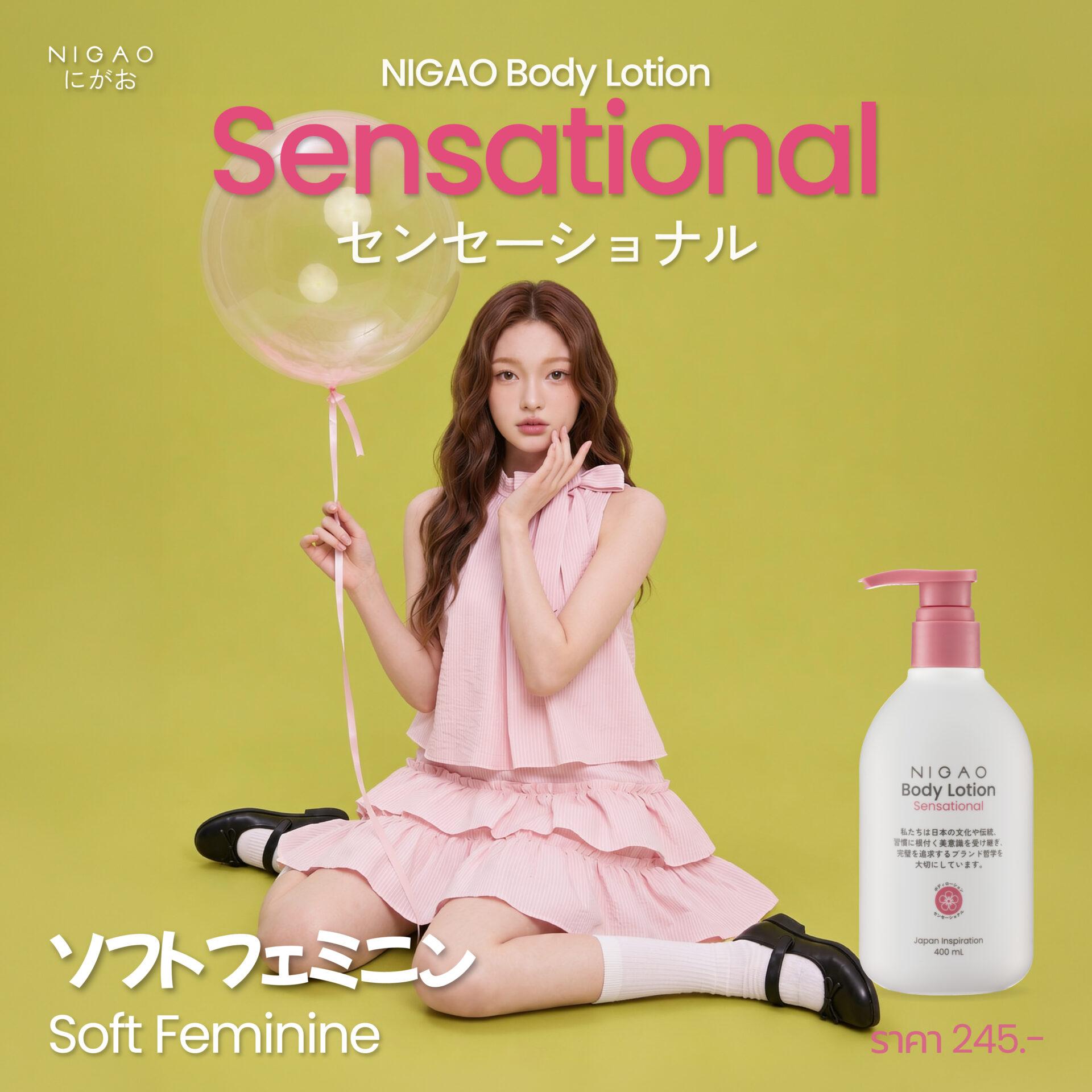 NIGAO Body Lotion 3 กลิ่นหอม Match ทุกสไตล์