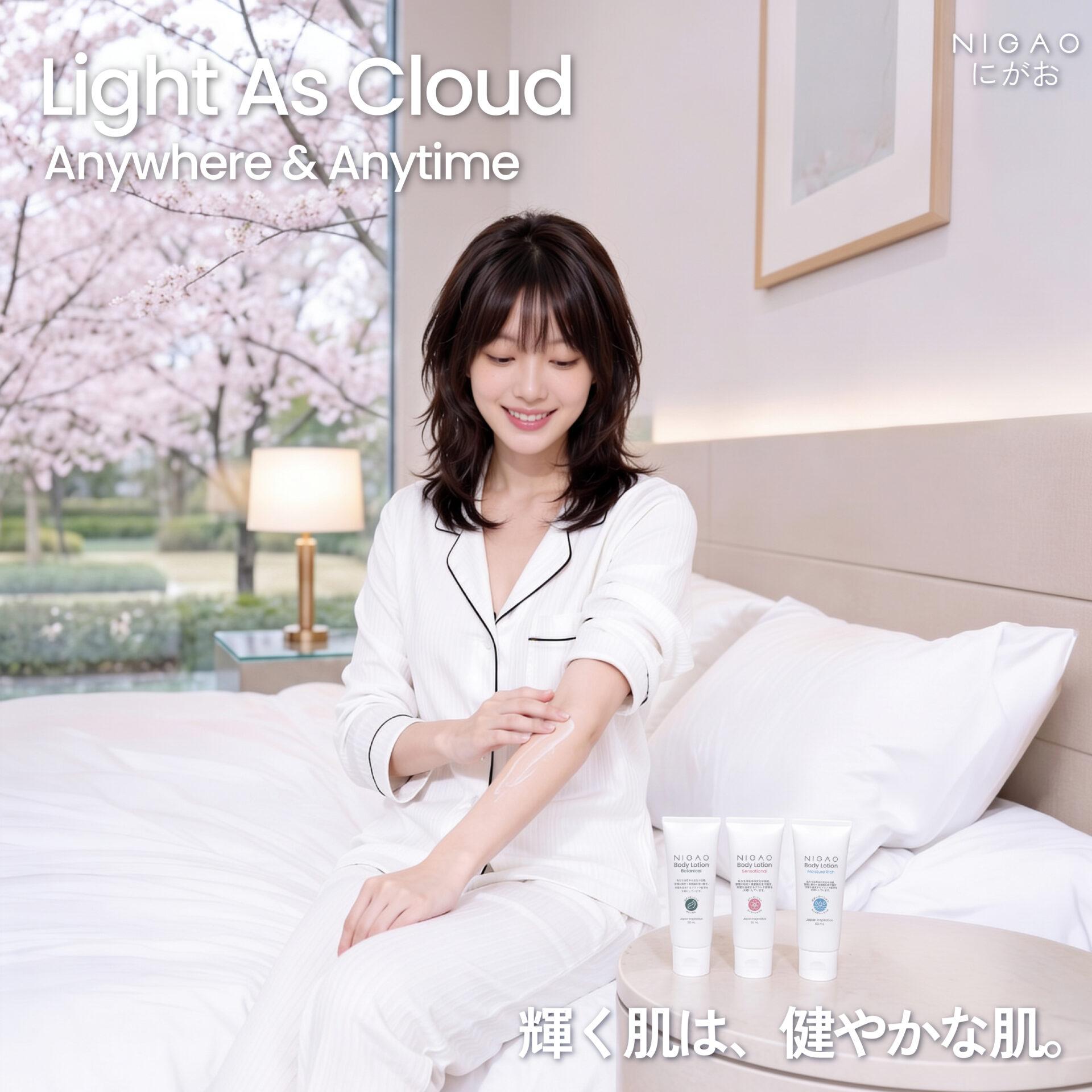 NIGAO Body Lotion 50 mL โลชั่นพกพา 3 สูตร