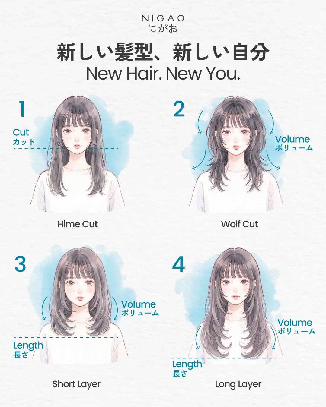 4 ไอเดียทรงผมผู้หญิง