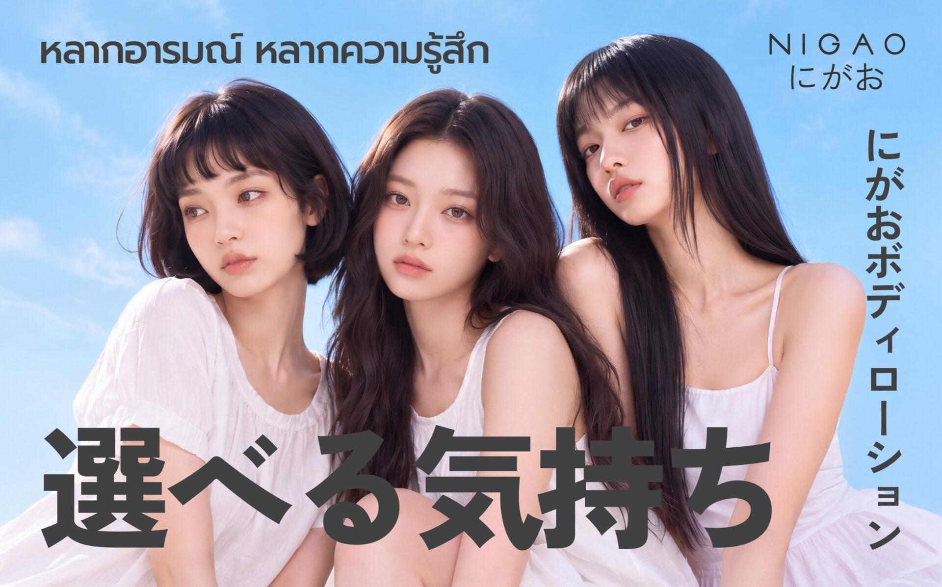 NIGAO Body Lotion 3 สูตร เลือกตาม Mood และสภาพผิว