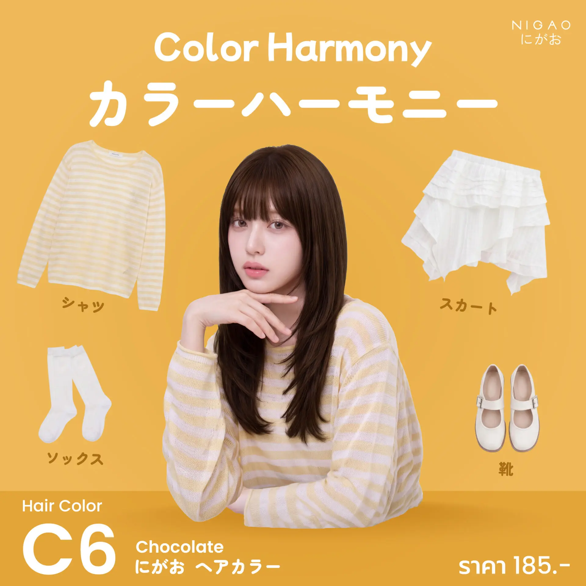 Color Harmony เลือกชุดให้เข้ากับสีผม NIGAO Hair Color