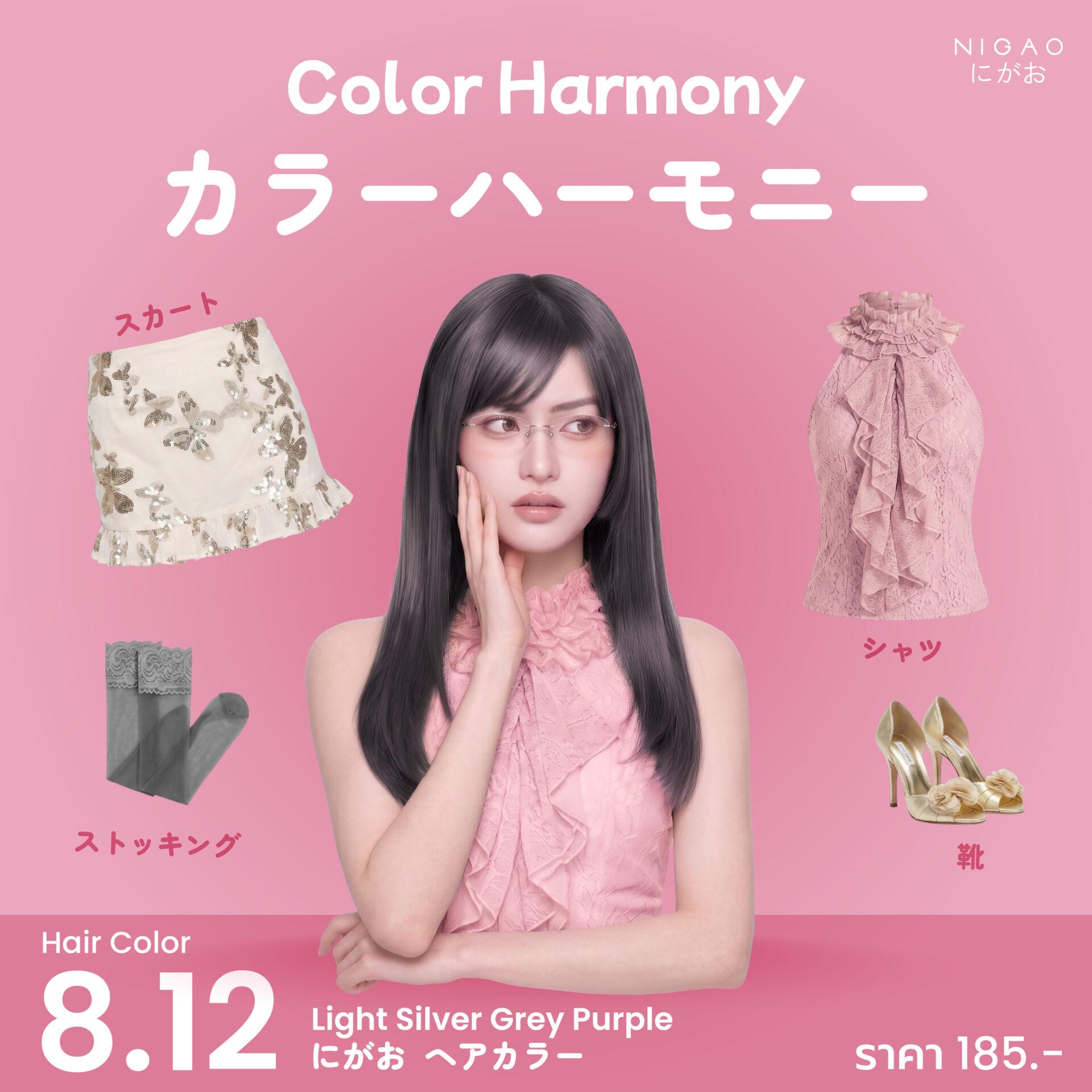 Color Harmony เลือกชุดให้เข้ากับสีผม NIGAO Hair Color
