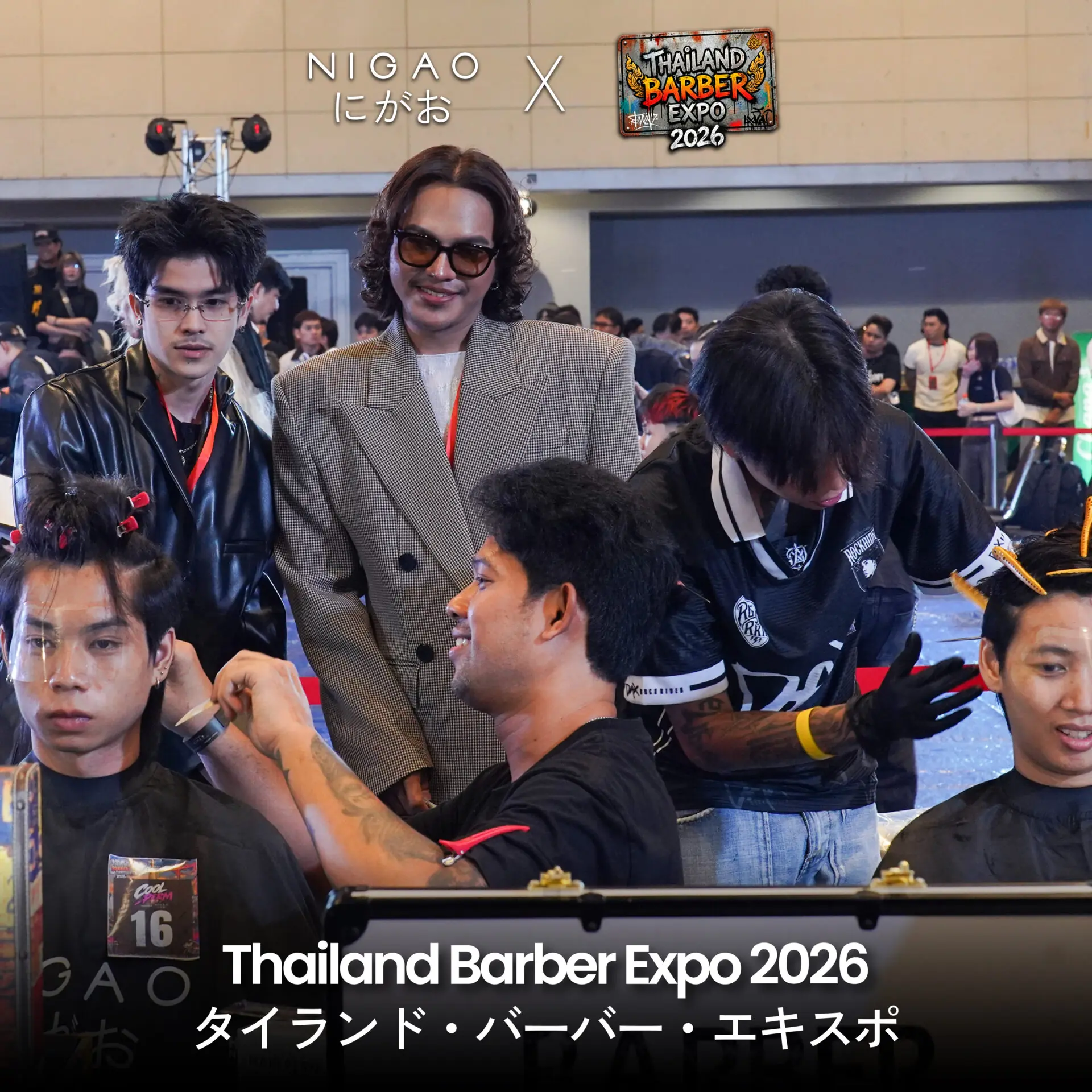 NIGAO ร่วมงาน Thailand Barber Expo 2026