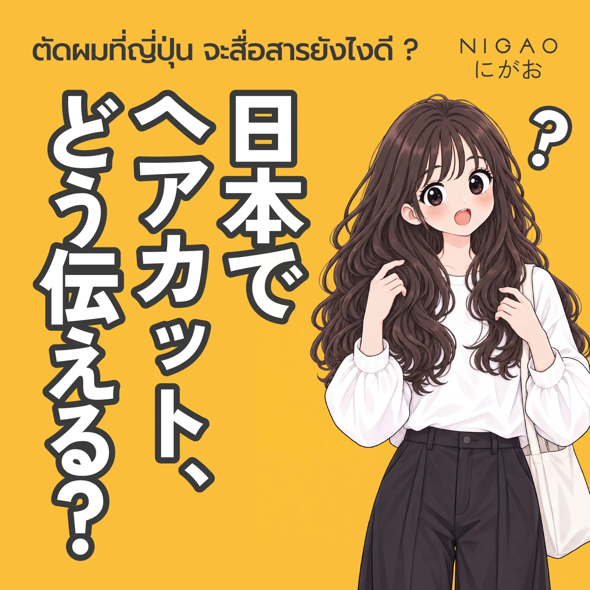 ตัดผมที่ญี่ปุ่น พูดอย่างไร? รวมประโยคใช้ในร้านทำผม